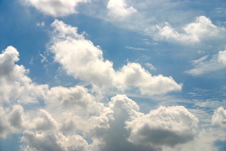 Blue white cloud cloud