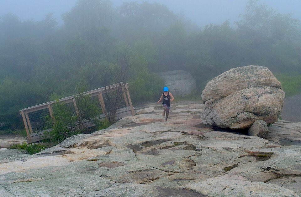 Rock boulder mountain