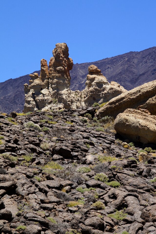 Rock formations tenerife canary islands