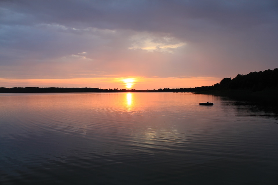 Sunset summer masuria