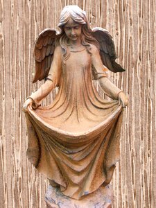 Sculpture artwork angel figure