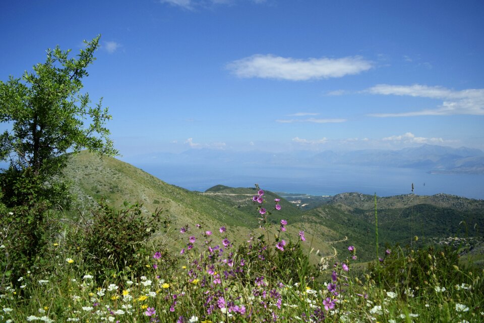 Pantokrator view landscape