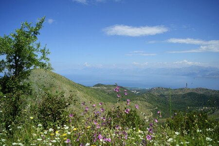 Pantokrator view landscape