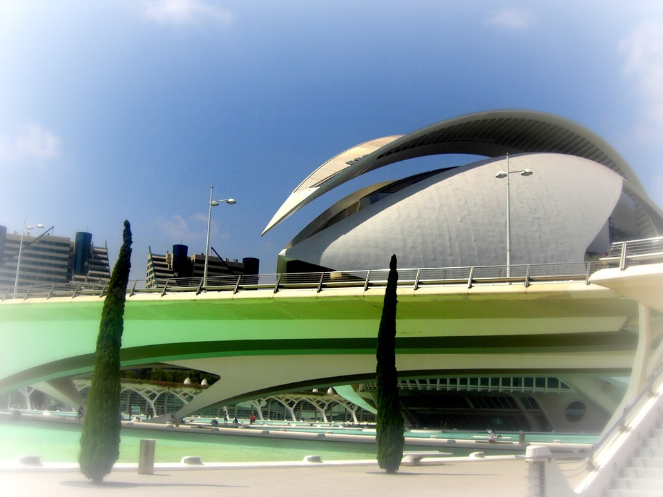 Modern architectural exterior