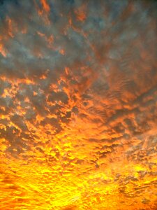 Sky sunset cloud photo