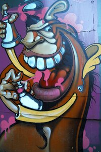 Graffiti pictures city center