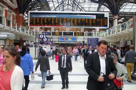 Commuters london photo