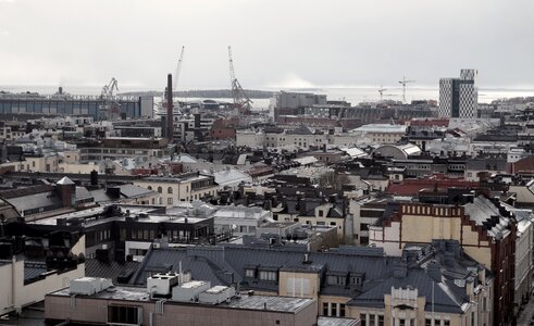 Helsinki city horizon