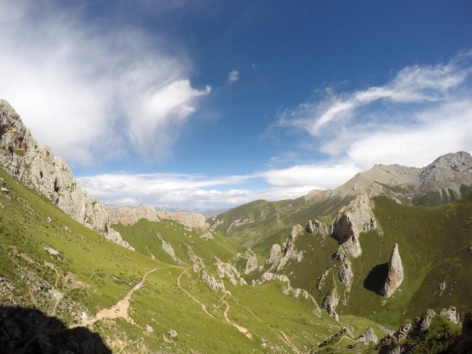 Qinghai mountain blue white-a surname