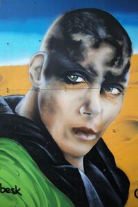 Graffiti pictures city center