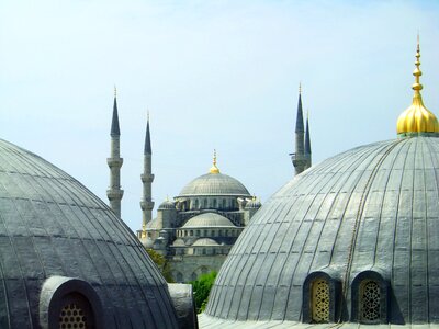 Blue mosque dome religion