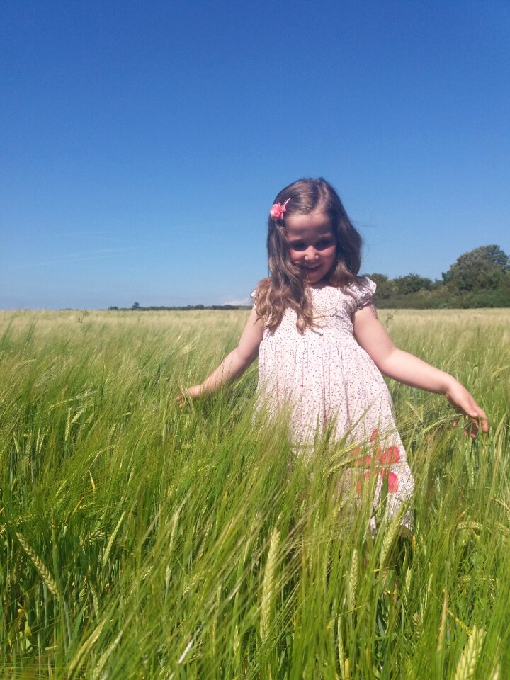 Young happy summer
