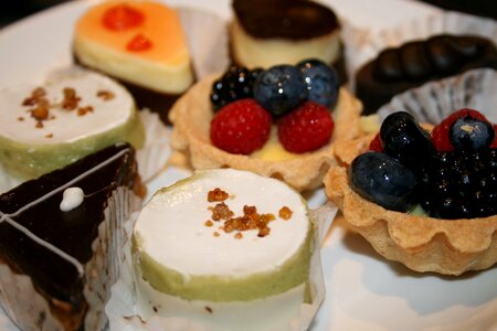 Glaze fromage fresh berries