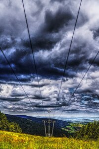 Landscape skiing nature photo