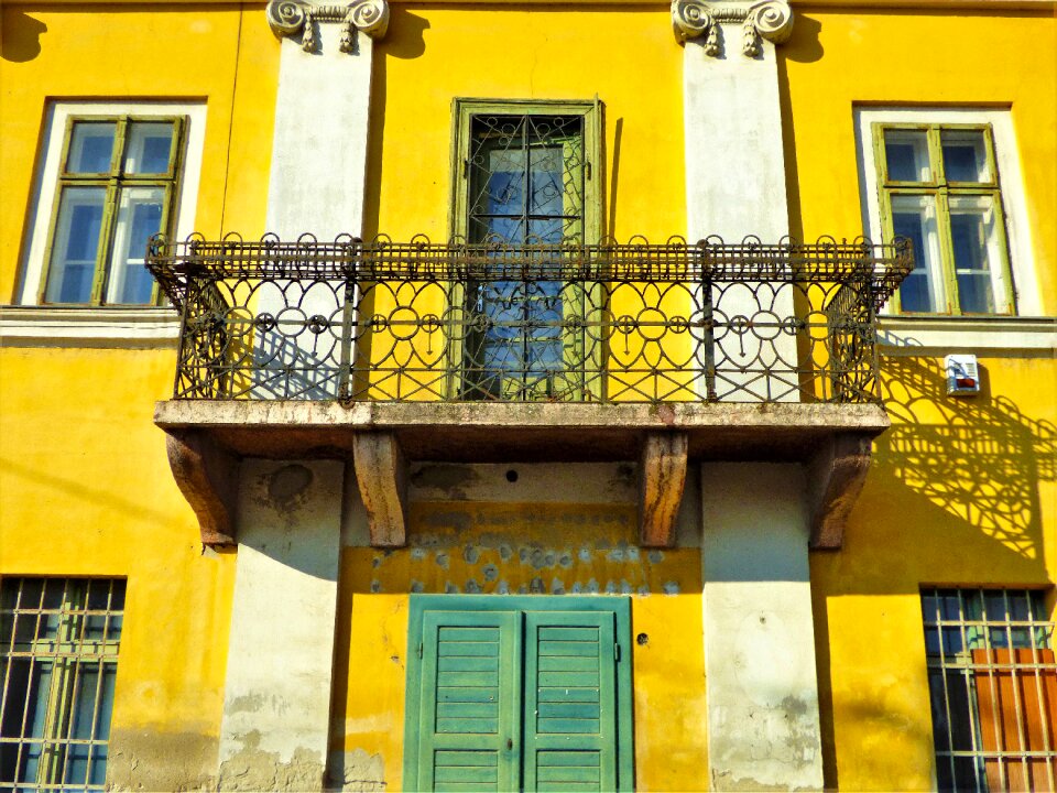 Balcony building old
