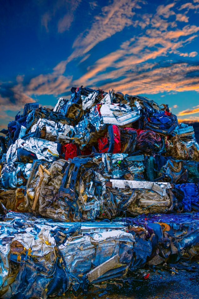 Wreck scrap vehicle