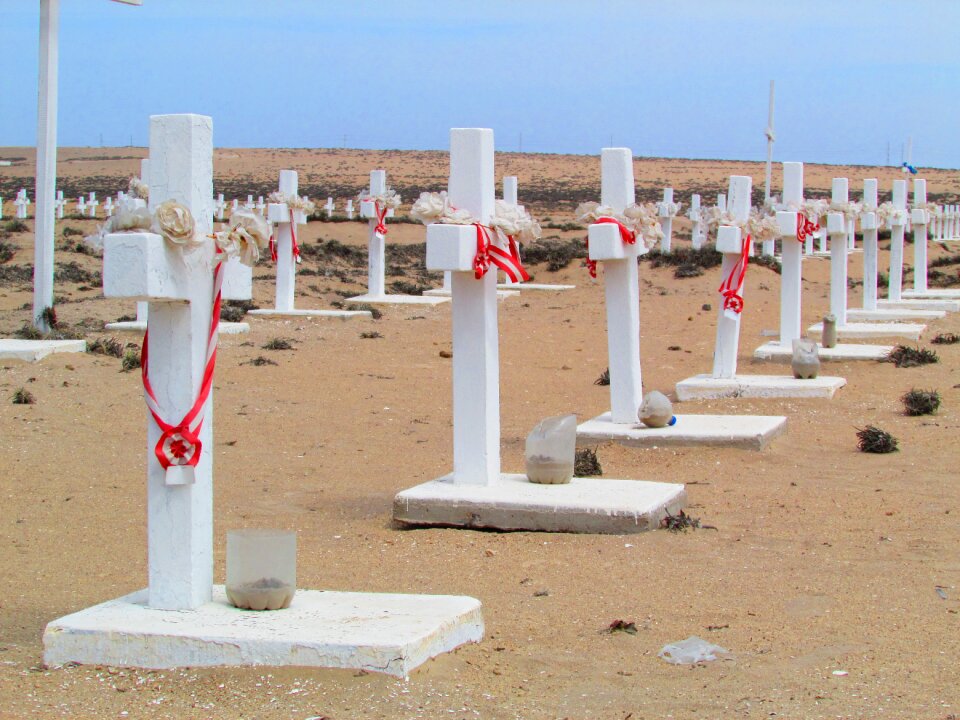 Cemetery cruz desert