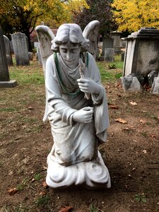 Angel stone statue photo