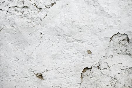 Old plaster white cracks