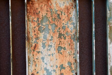 Rust peeling paint art