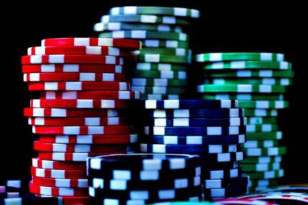 Casino play poker face