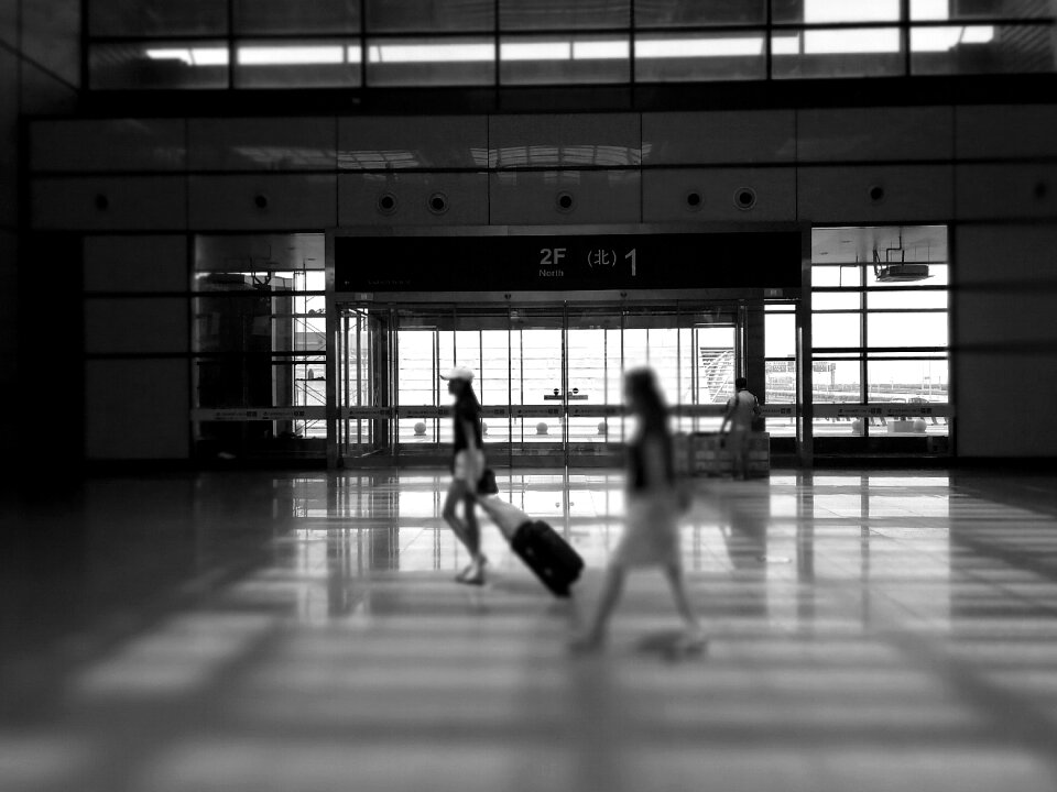 Documentary character black and white