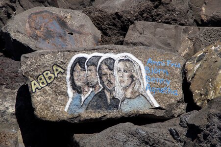Music group band monument