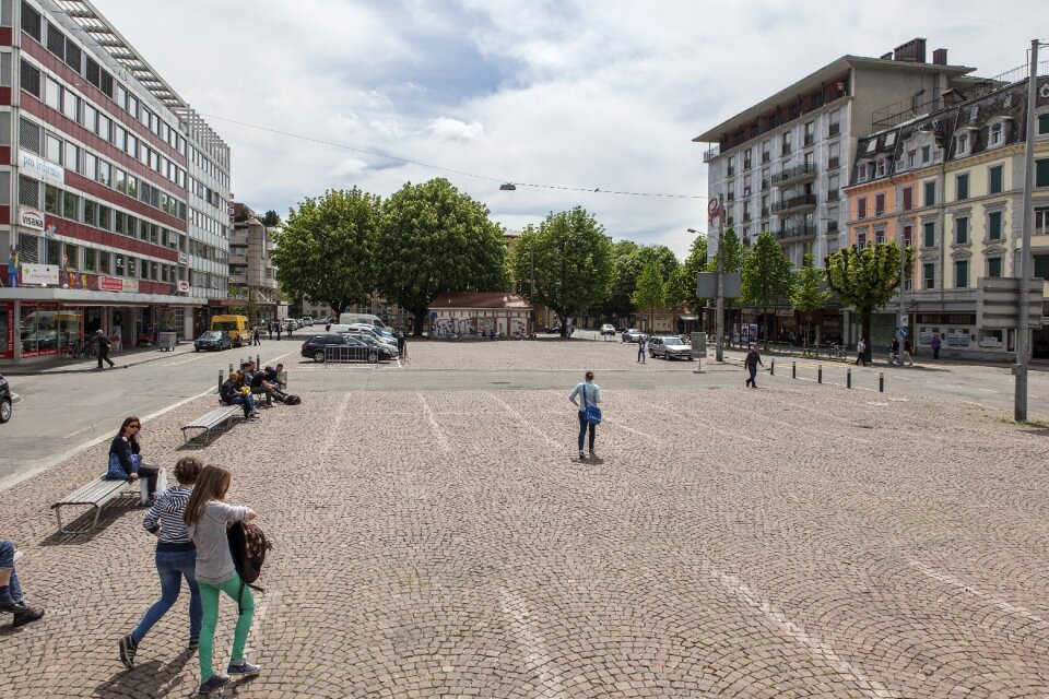 Town square architeture house