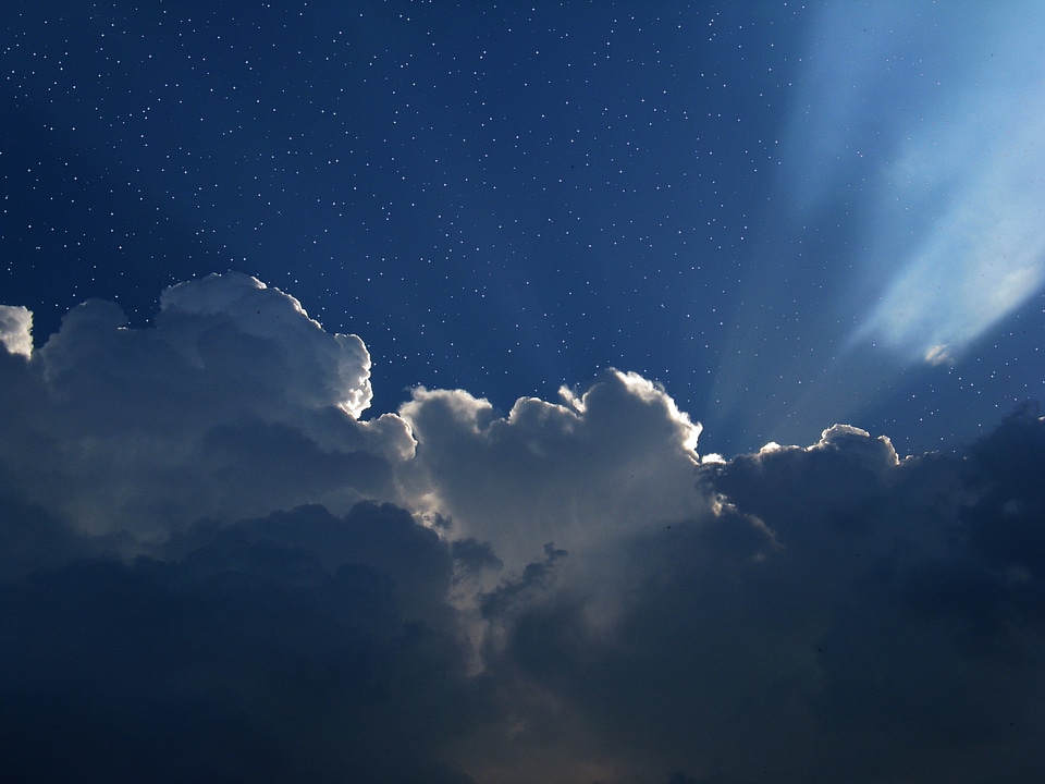 Clouds cumulus clouds dramatic clouds photo