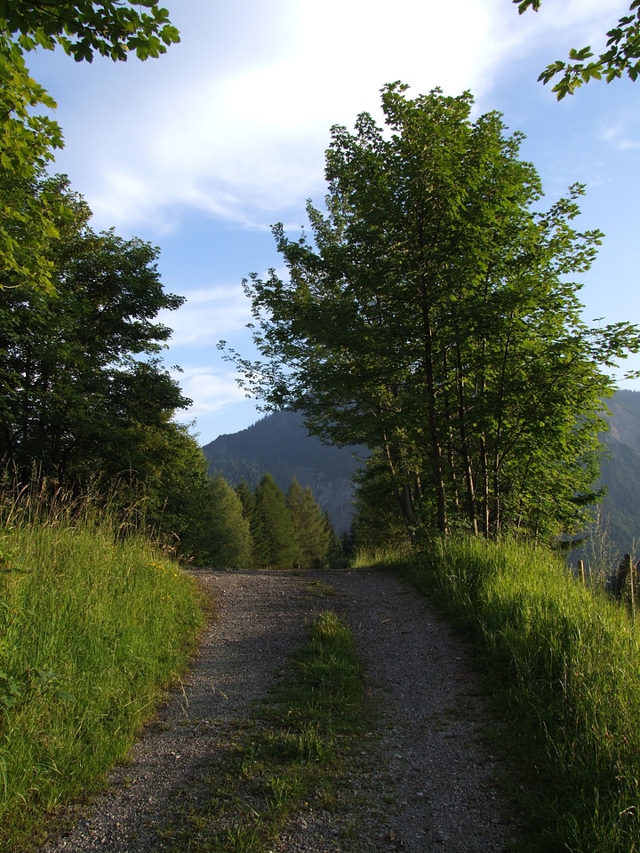 Hiking landscape germany