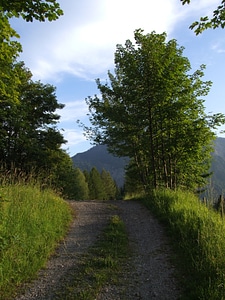 Hiking landscape germany