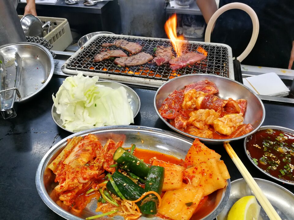 Korean meat kimchee