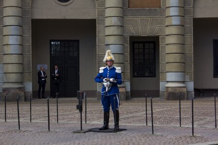 Changing of the guard castle sweden