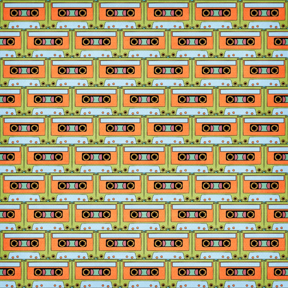 Cassette back dots