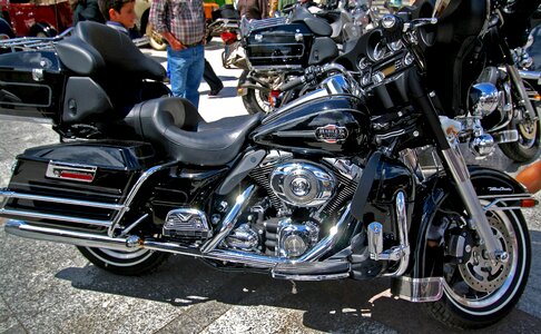 Chrome motorbike motor