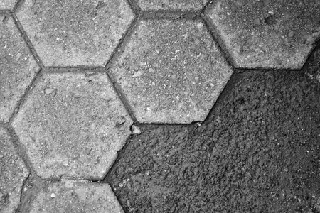 Road texture ground