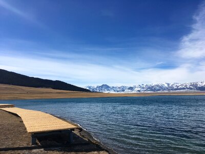 Serry wood lake in xinjiang yili photo