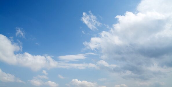Cloud sky blue