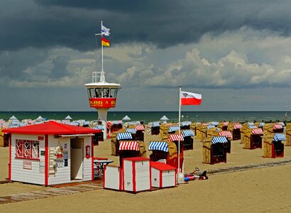 Watchtower swimming champion beach rescue photo