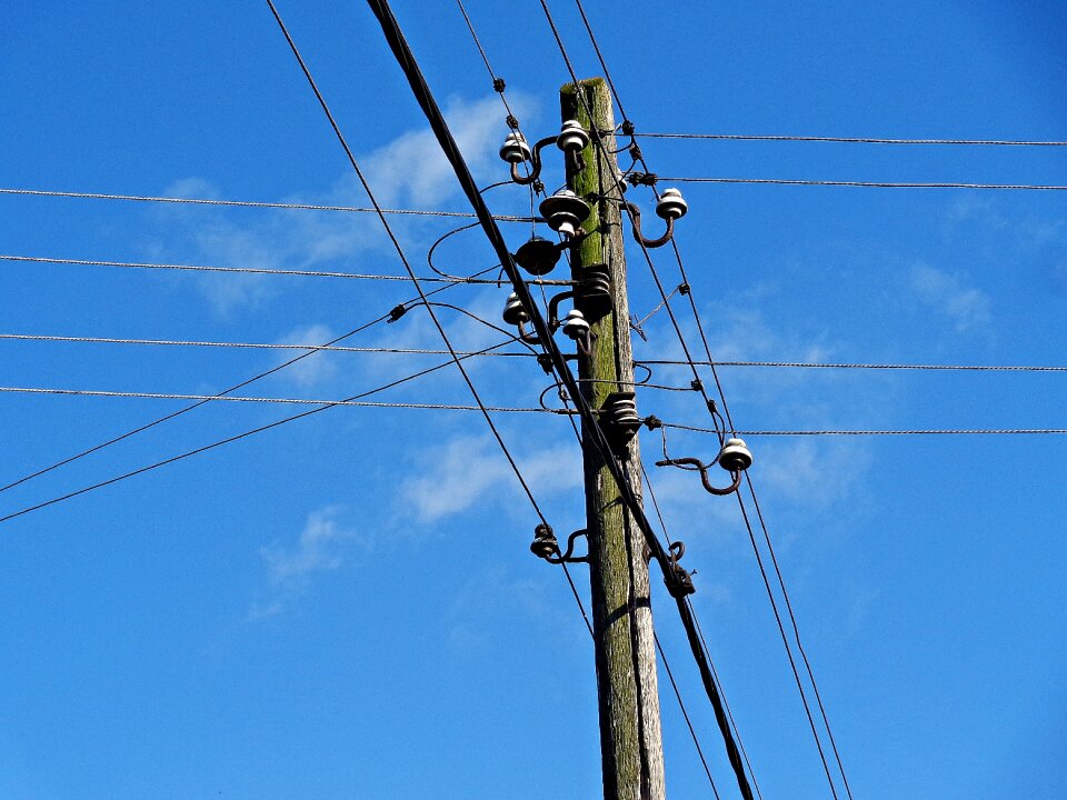 Wires electric line electricity