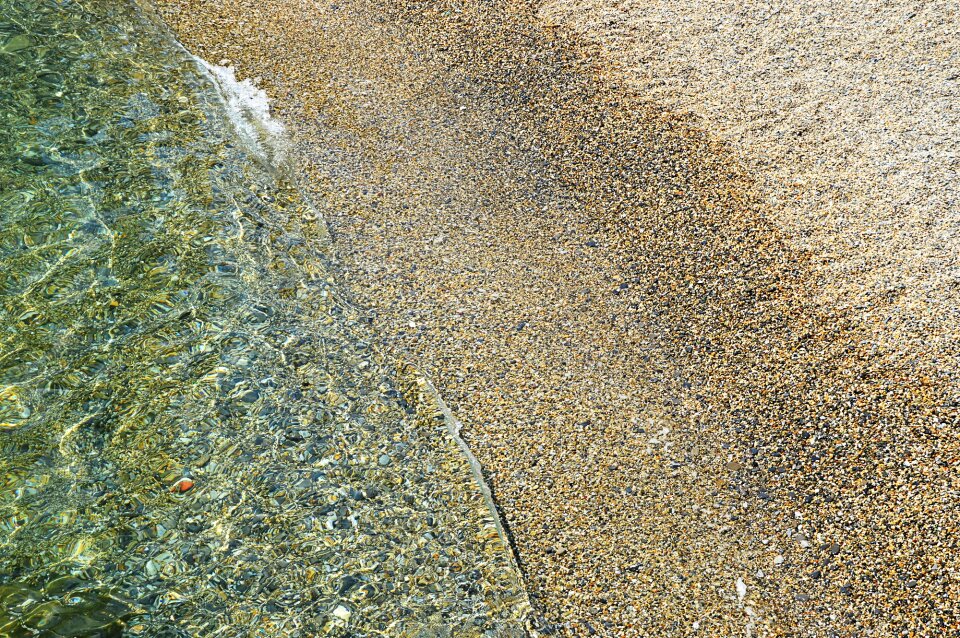 Background texture sand water