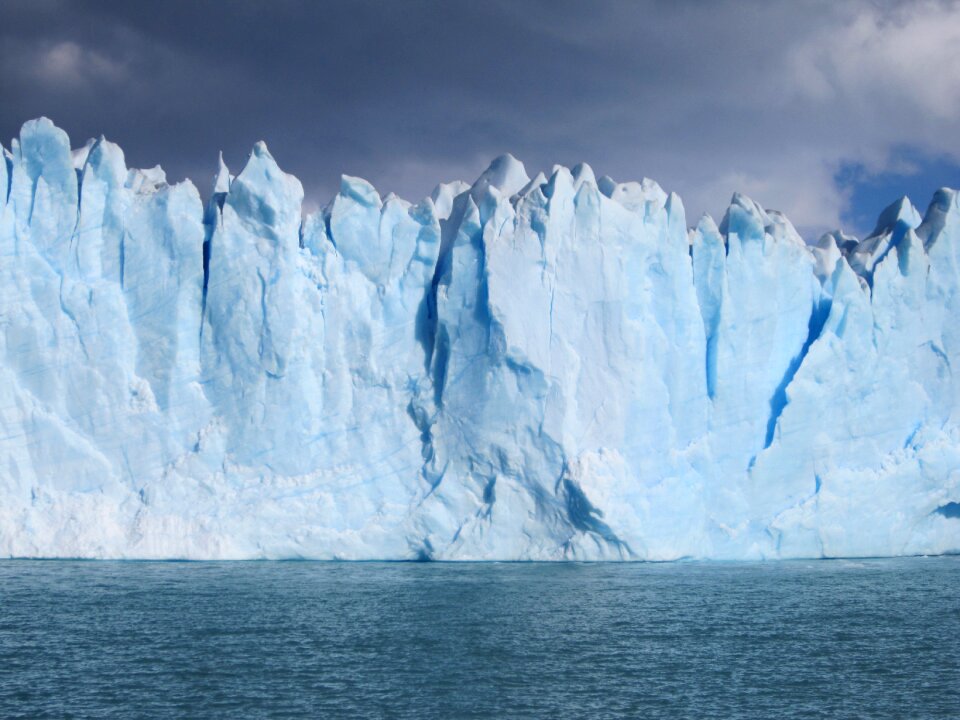 Ice lake glacier photo