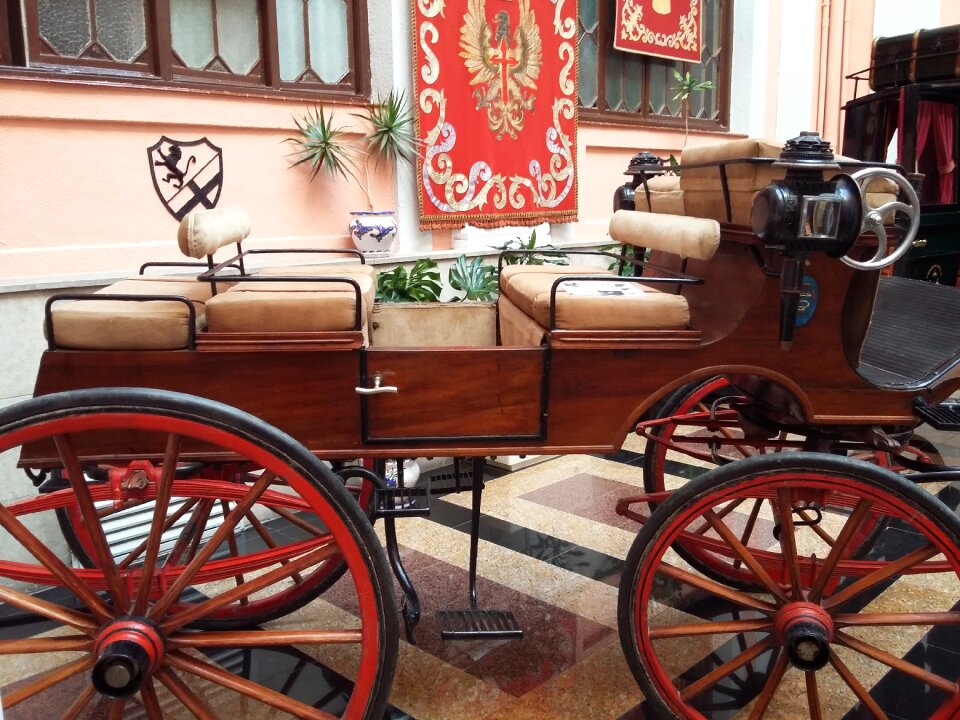 Carriage carriage horses drawn carriage old