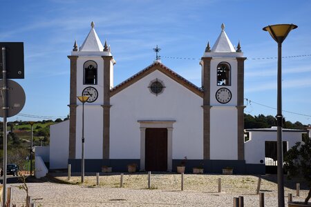 Church building bell tower photo