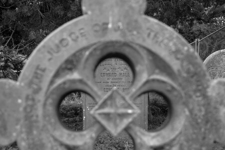 Cemetery burial grave yard photo