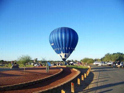 Blue ballooning recreation photo