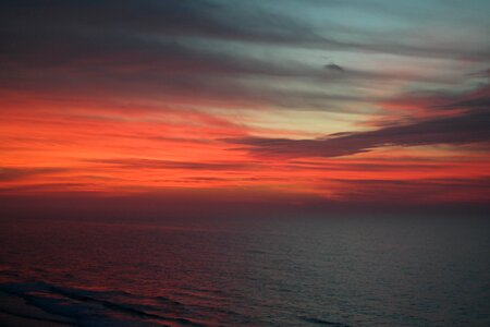 Sky horizon dusk photo