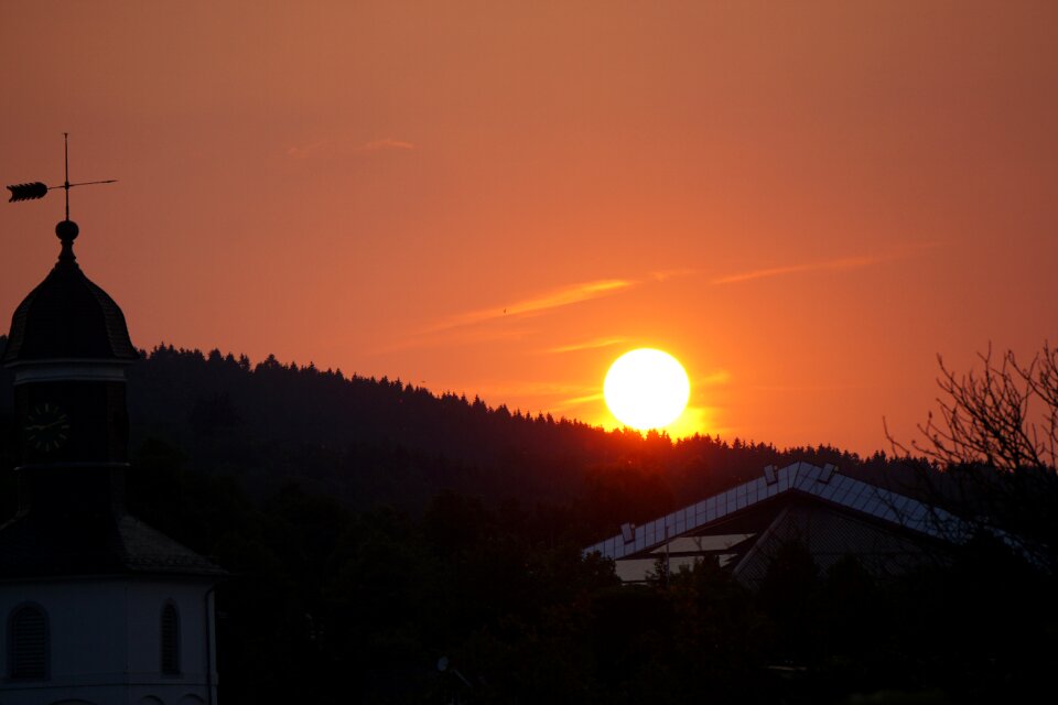 Evening abendstimmung sun