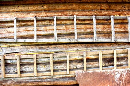 Wooden wall stairs wall photo