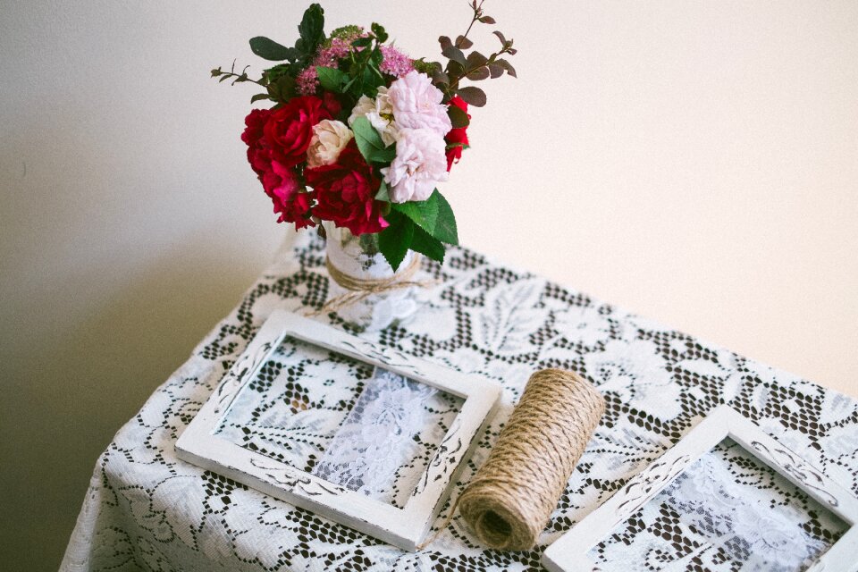 Mock up decor photo frame